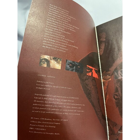 Lucifer Inferno Volume# 5 Carey Gross Ormston Vertigo DC COMICS Trade Paperback - Picture 8 of 10